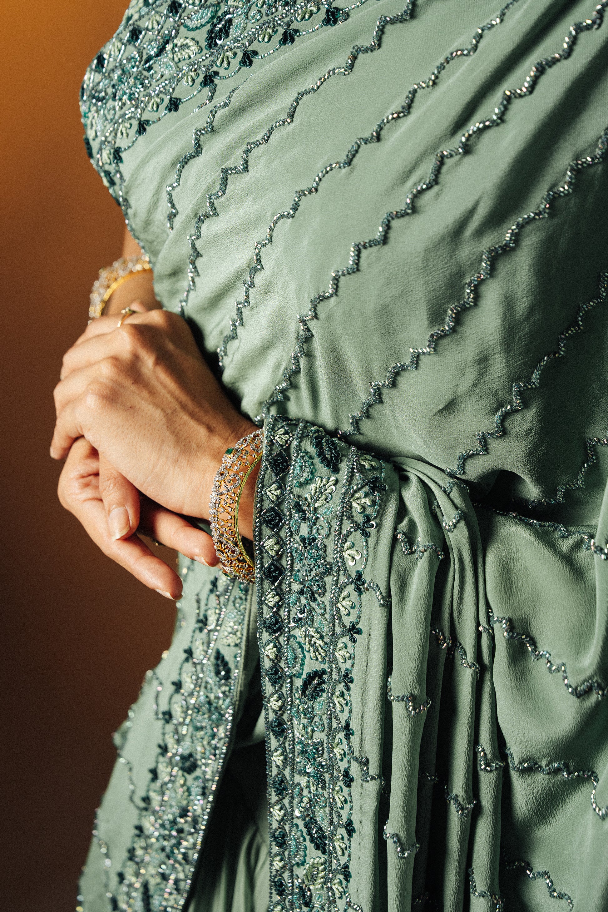 Elara Draped Saree Details