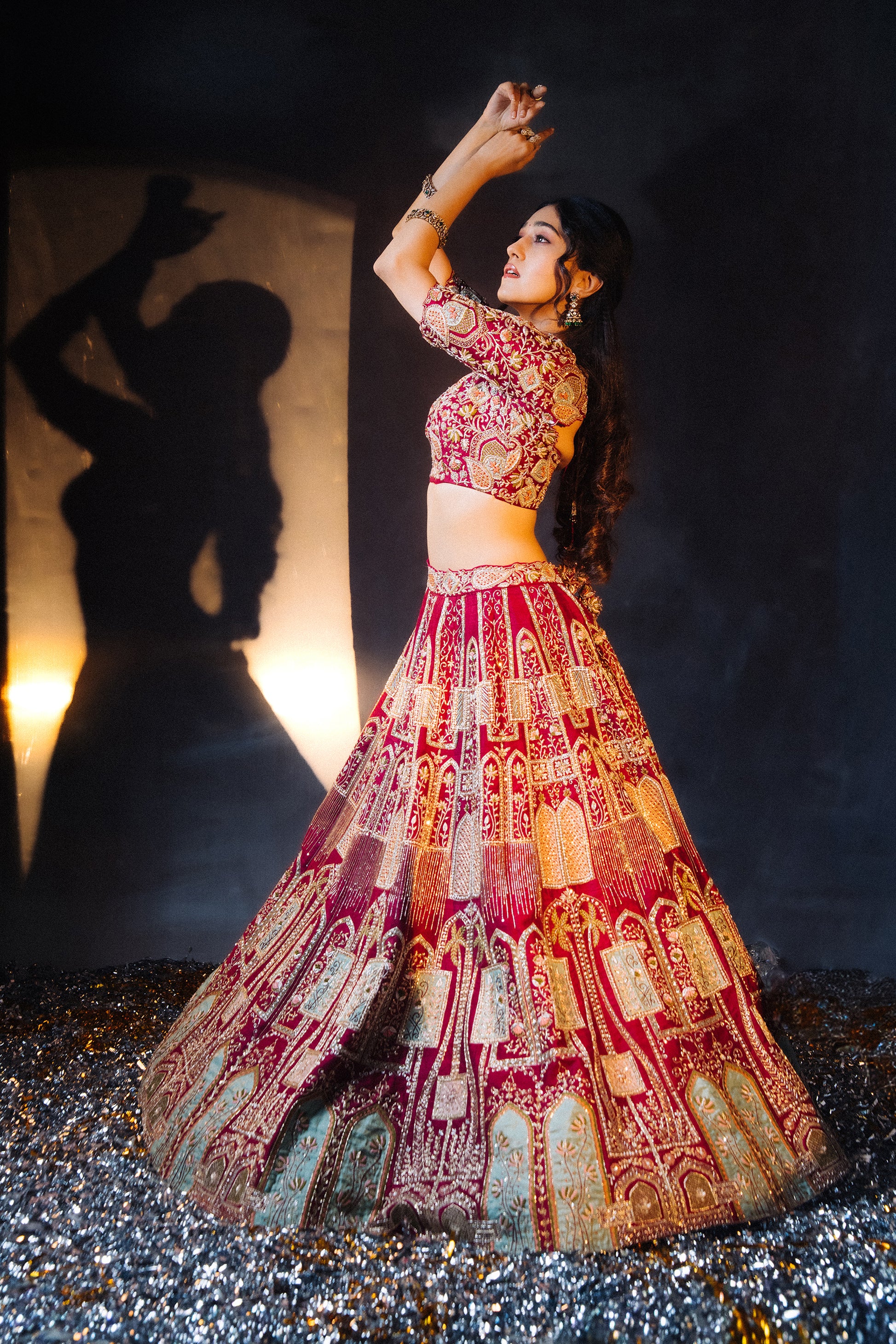 Bloomcrest Lehenga Side