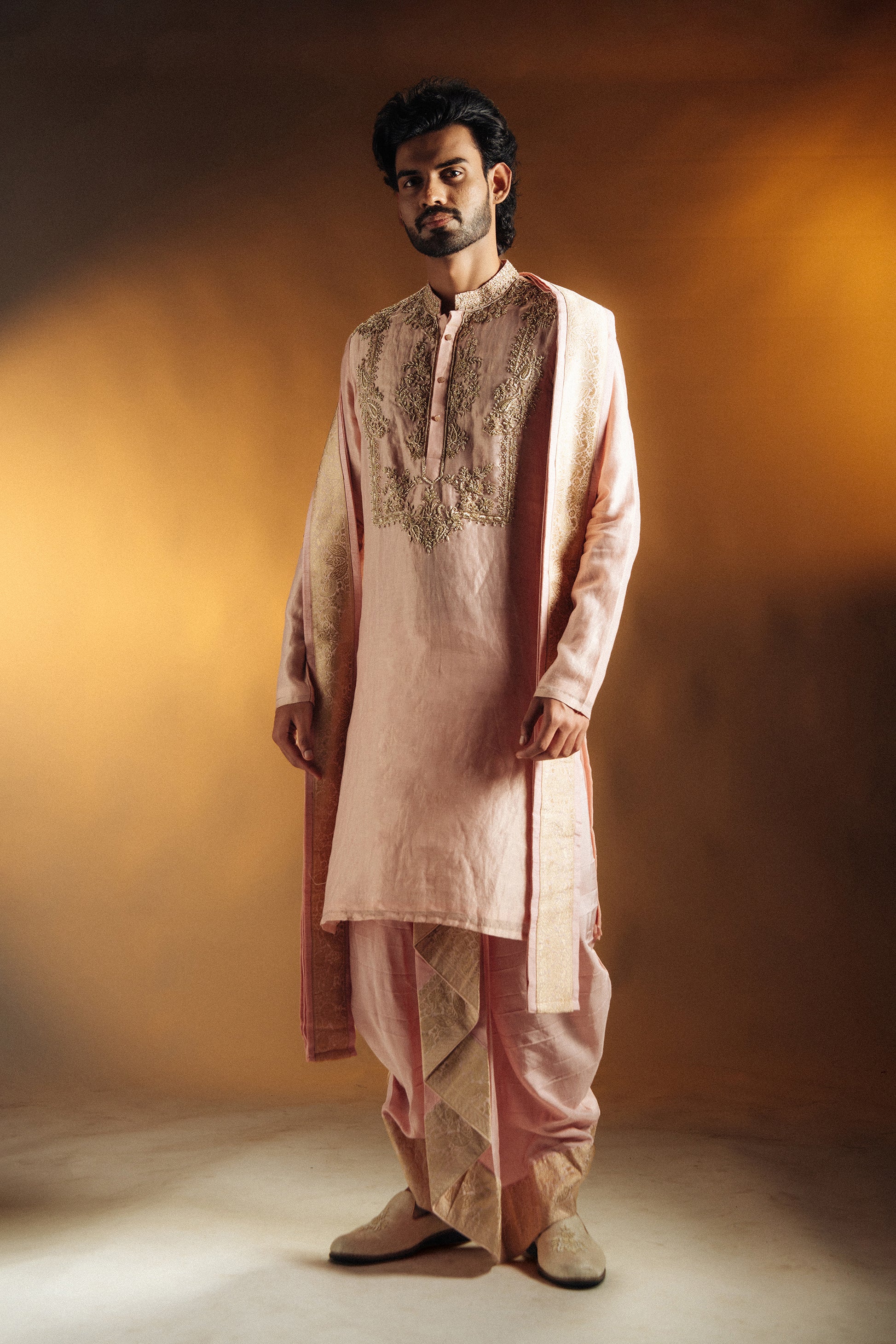 Elan Dhoti set Front