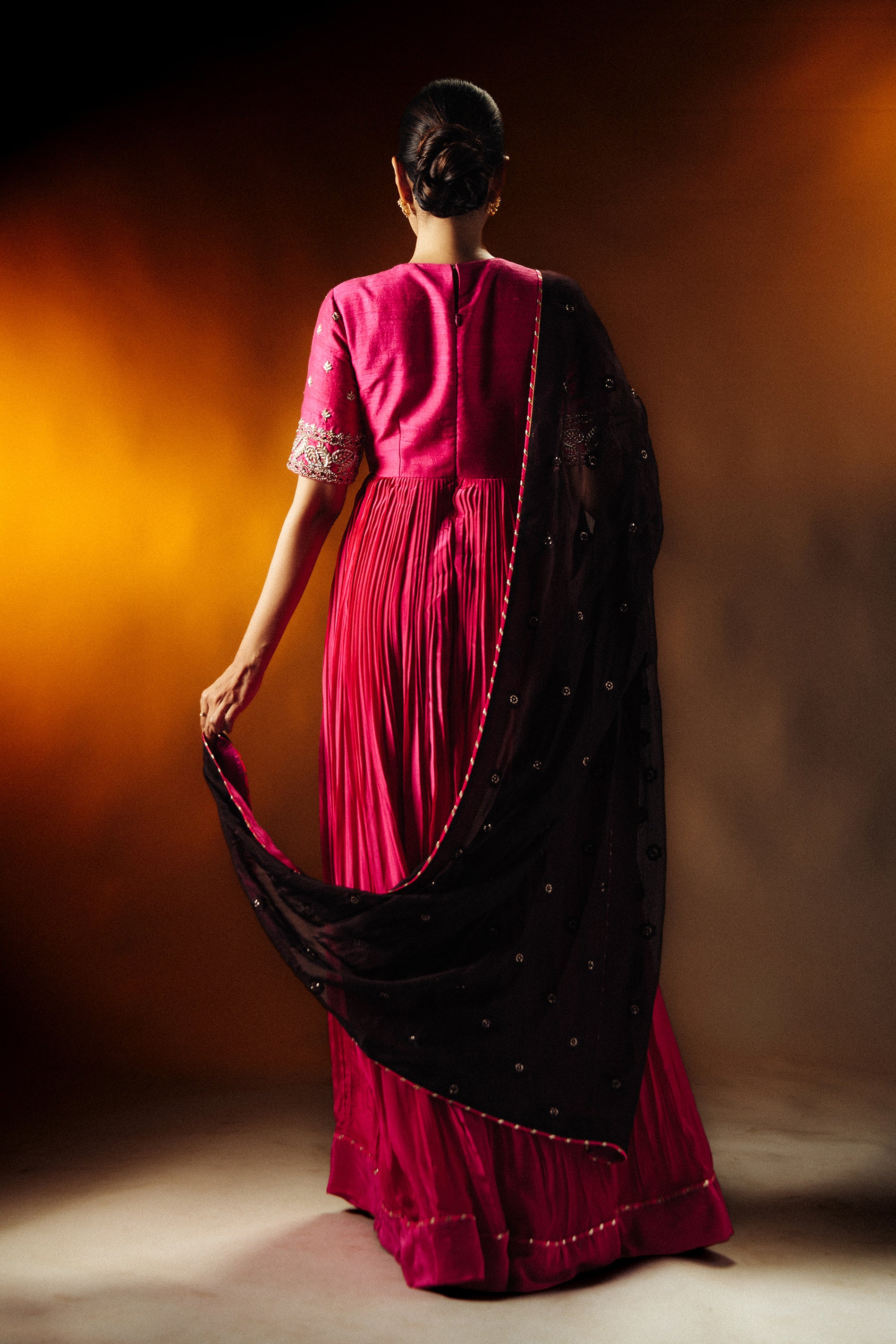 Floraison Anarkali Back