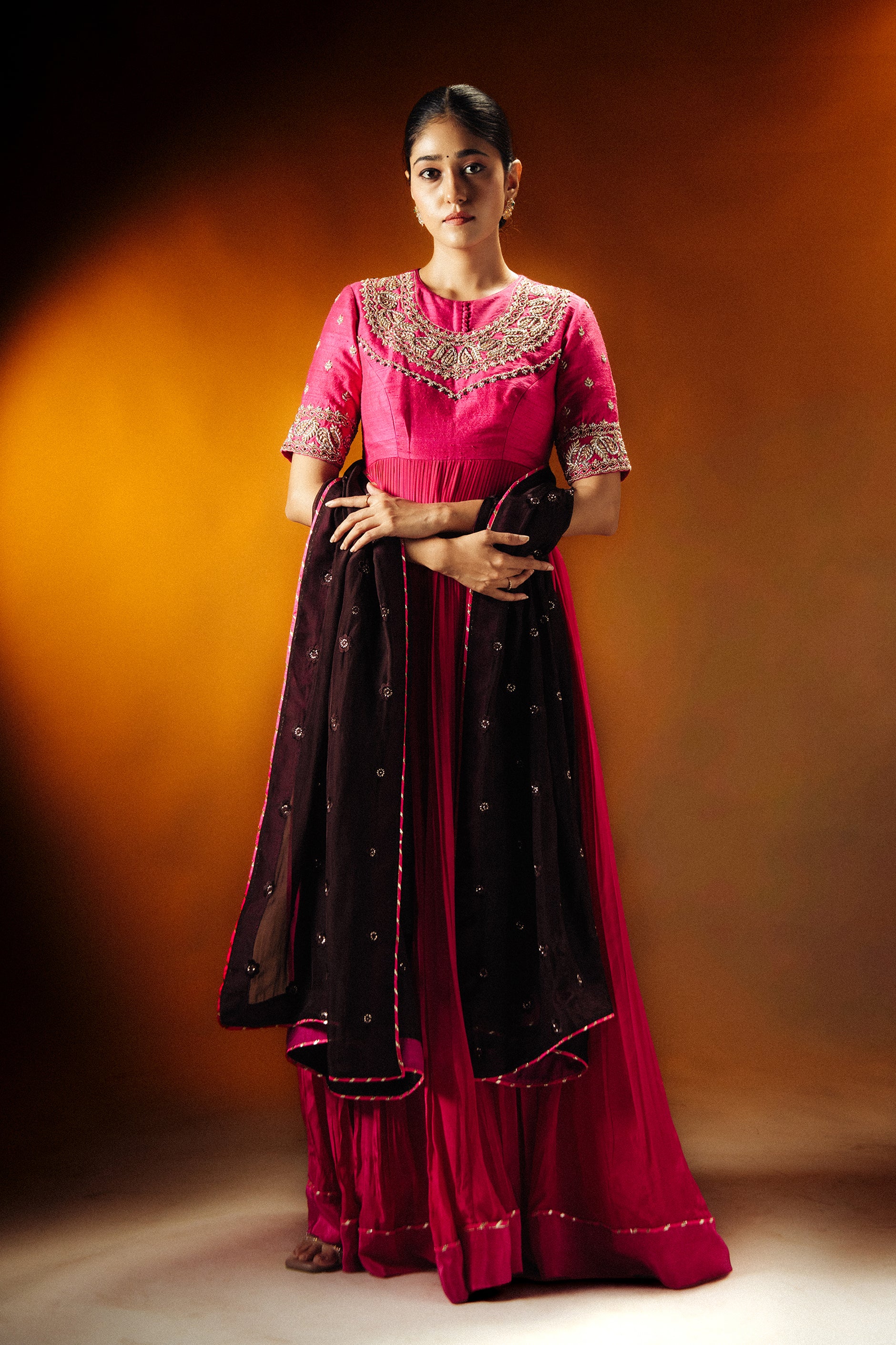 Floraison Anarkali front