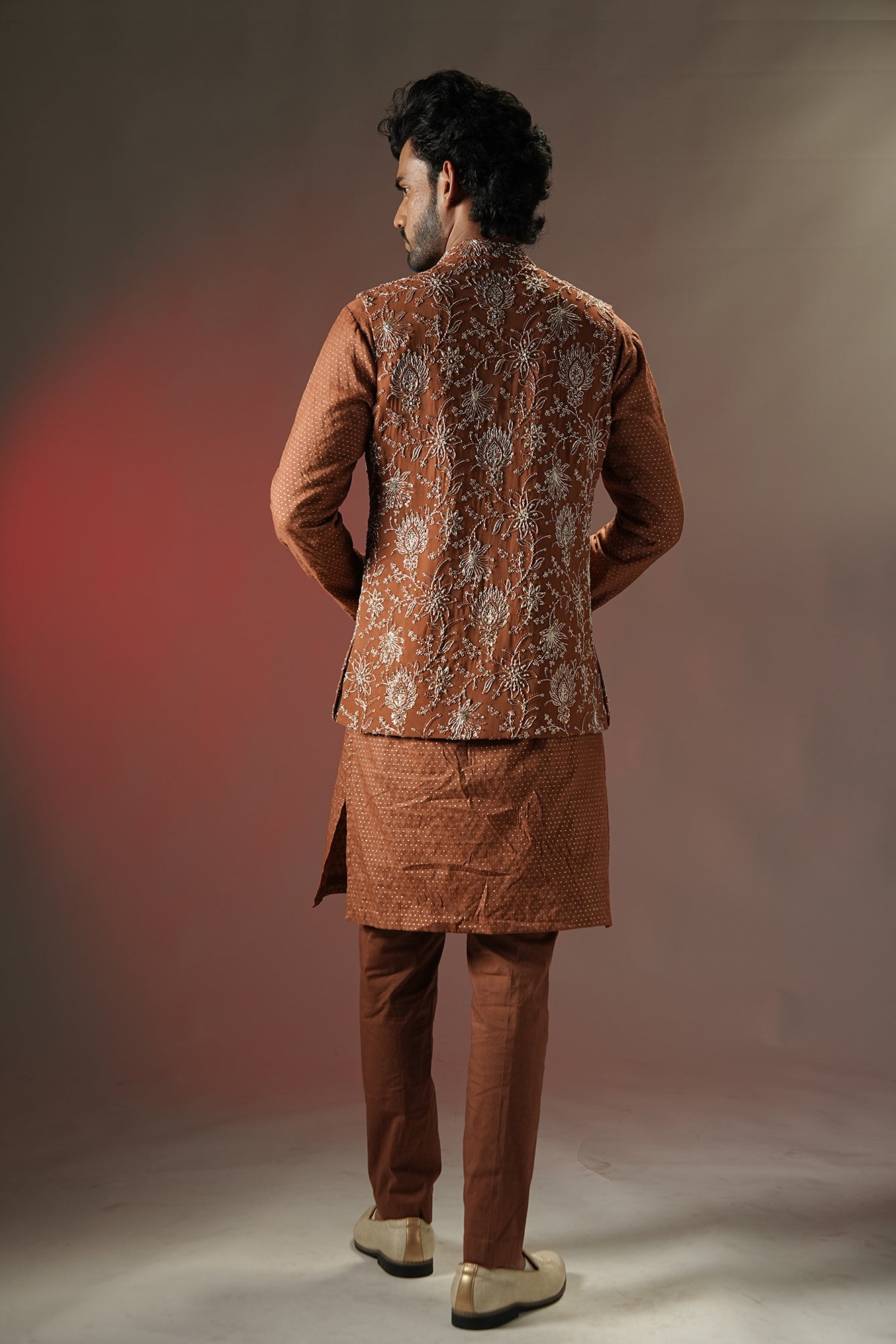 Terrene Overcoat Kurta Back