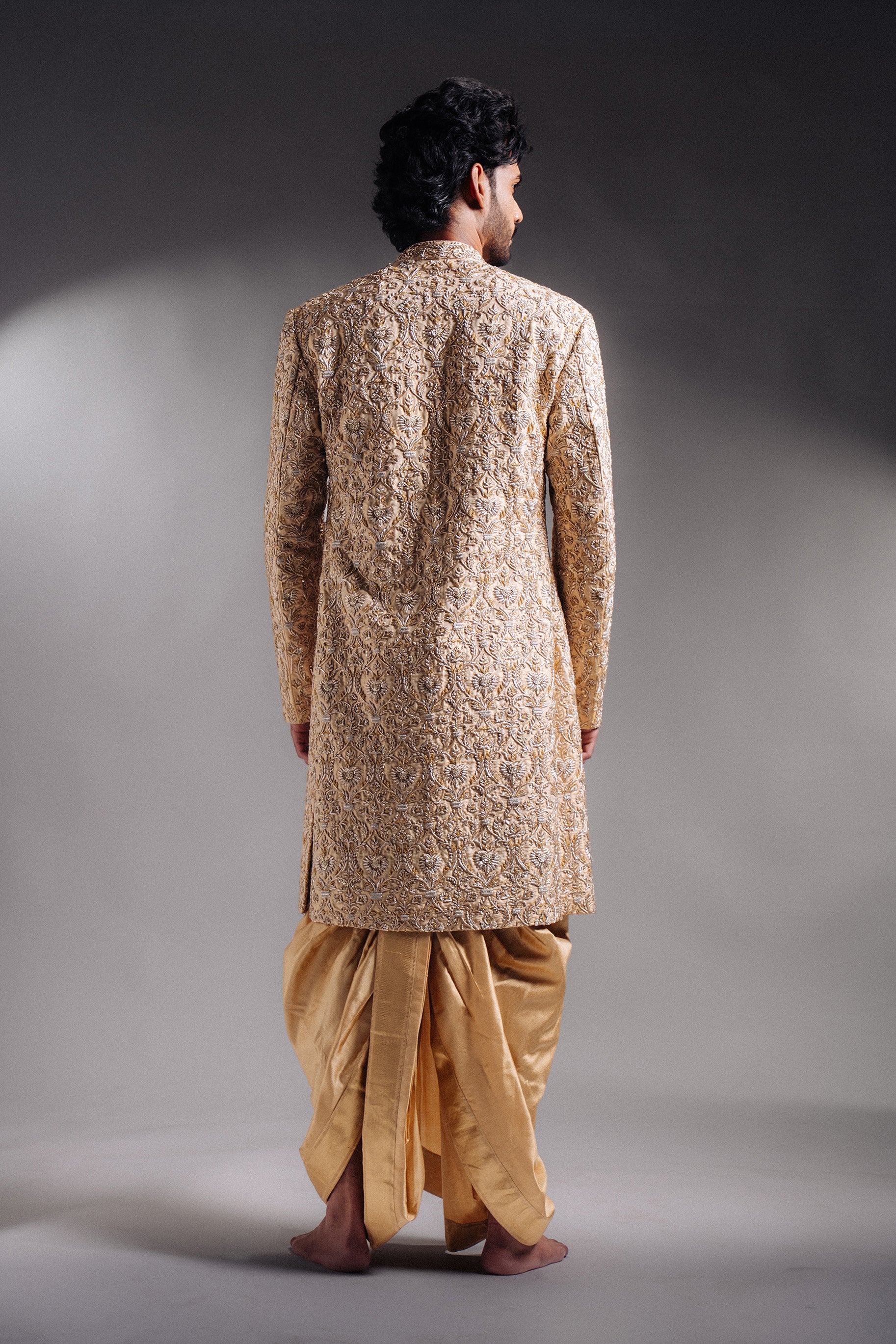 The Sovereign Sherwani Back
